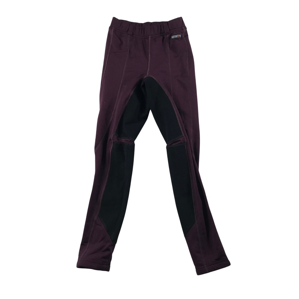 Kerrits Kids Medium Purple Full Seat Performance Equestrian Riding Tights Pants